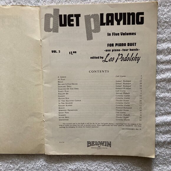 3 Vintage Piano Duet Books - Schirmer's Classical Album Vol. 371 - Picture 6 of 10